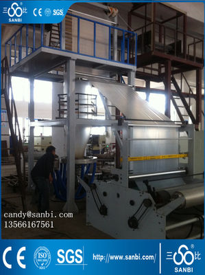 China 50MM 11KW LDPE / HDPE Film Blowing Machine With Double Winder supplier