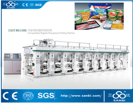 China 120m / Min Gravure Computerized Printing Machine Electrical Method supplier