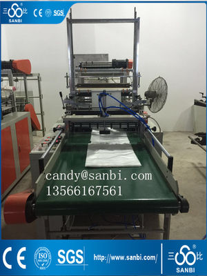 China SHXJ-C Model Plastic Bag Making Machine Make Flat Opening T - Shirt  D - Cut Bag supplier