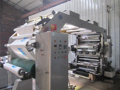 China 15Kw Multicolor Poly Bag Printing Machine With 8pcs Anilox Roller supplier