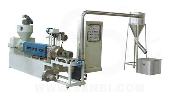 China Hot Cutting PP / PE Plastic Recycling Machine Air Cooled plastic granulator machine supplier