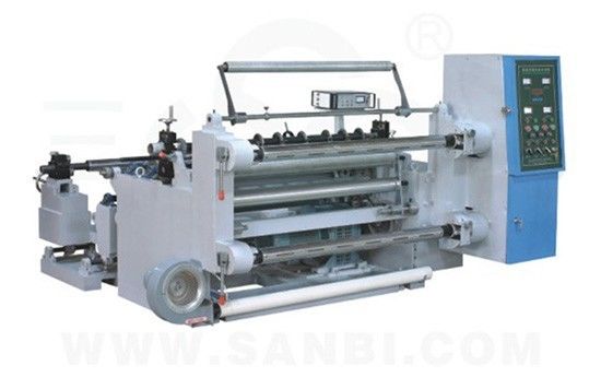 China 2.7Kw Auto Slitting Rewinding Machine , film cutting machine 5-180m/min supplier
