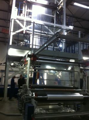 China Three-layer PE Film Blowing Machine With Common-extruding Rotary Die supplier