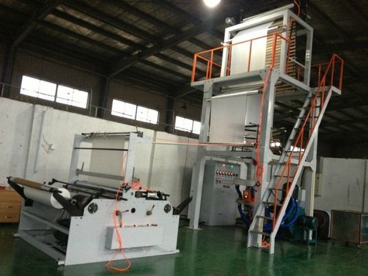China Auto PE Film Blowing Machine with Double Winder , Plastic Blowing Machinery supplier