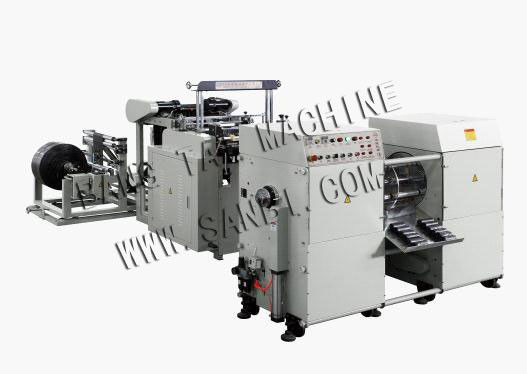 China Full Automatic Coreless Rolling Plastic Bag Making Machine For Garbage Bag supplier