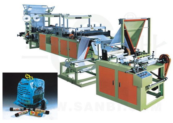 China Automatic Ribbon Through garbage bag making machine With CE ISO SGS TUV supplier