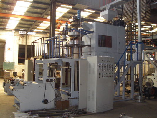 China Double Winder PP Film Blowing Machine Rotary Blown Film Extruder supplier
