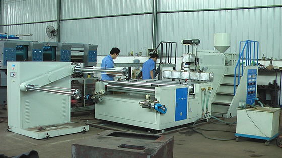 China Two Layers PP PE Film Blow Molding Equipment , plastic film making machine supplier