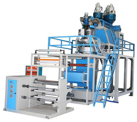 China Double Layer PP Film Blowing Machine Plastic Blow Molding Equipment supplier
