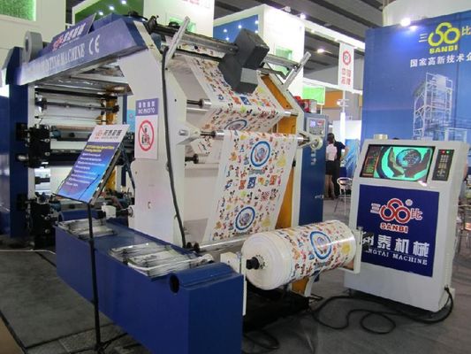 China Rolling Paper Flexo Printing Machine By Auto Tension Control supplier