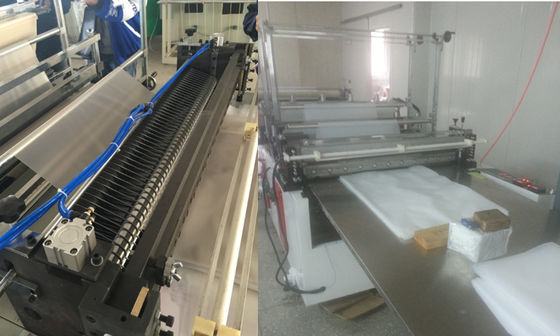 China Cold cutting bag making machine double servo motor For HDPE LDPE supplier