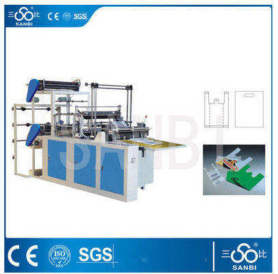 China Double Lines Plastic Bag Making Machine 100pc/min For Convenient Bag supplier