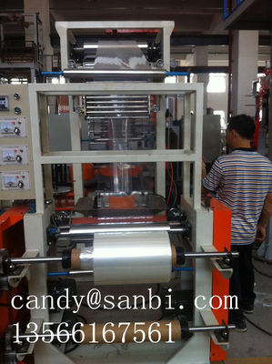 600mm PVC Heat Shrink  Pe Film Blowing Machine For Packing Foodstuff supplier