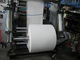 Hydraulic 4 Color Sticker / Paper Bag Printing Machine With Unwinder Rewinder supplier