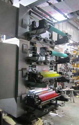 HDPE LDPE Film Flexographic Printing Machine With Automatic EPC Device 60 - 80m/min supplier