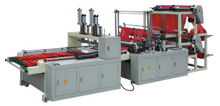 1.5Kw High Speed Four lines vest bag making machine PLC Control supplier