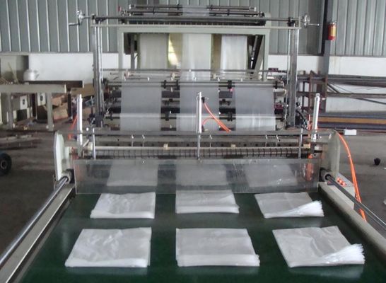 High Speed Plastic Bag Making Machine Six Lines Cold Cutting supplier