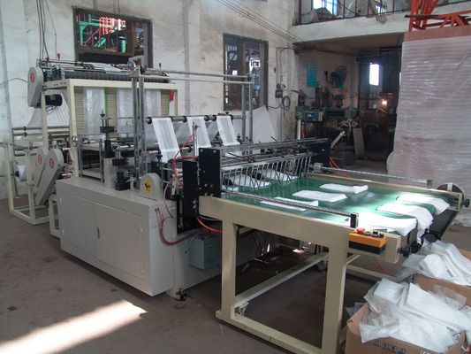 High Speed Plastic Bag Making Machine Six Lines Cold Cutting supplier