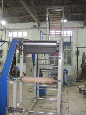 Zipper Bag PE Film Blowing Machine plastic blow molding machine With ISO supplier