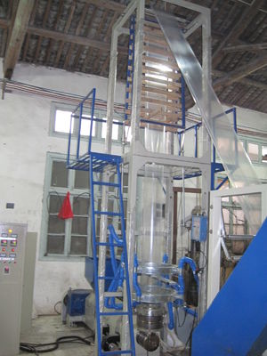 Zipper Bag PE Film Blowing Machine plastic blow molding machine With ISO supplier