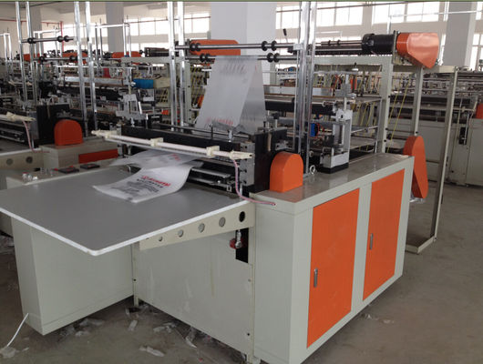 Double Lines Plastic Bag Making Machine 100pc/min For Convenient Bag supplier