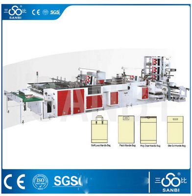 Full Automatic Multifunction Plastic bag making machine for Handle bag supplier