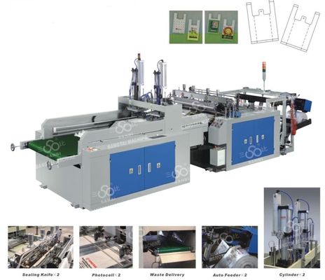 Full Automatic Computer Control T-Shirt Bag Making Machine supplier