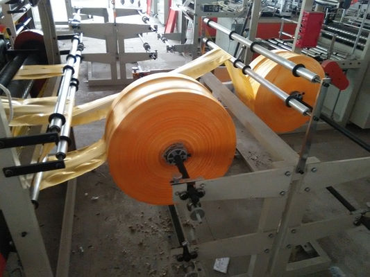 Heat Sealing Plastic Shopping Bag Making Machine Double Lines supplier