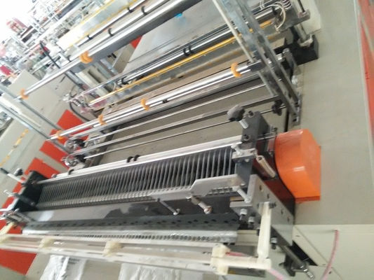 Heat Sealing Plastic Shopping Bag Making Machine Double Lines supplier
