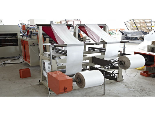 Two Lines Garbage  sealing bag making machine With Coreless Winder supplier
