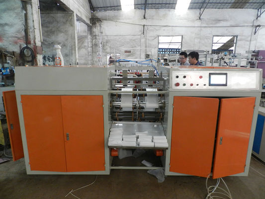 Two Lines Garbage  sealing bag making machine With Coreless Winder supplier