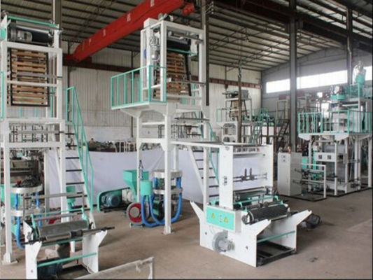 Single Layer Plastic Film Blowing Machine / High Speed Film Blowing Machine supplier