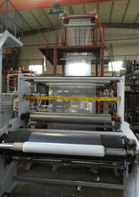 1200mm Rotary Die Head Plastic Film Blowing Machine With Auto Winder supplier