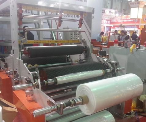 1200mm Rotary Die Head Plastic Film Blowing Machine With Auto Winder supplier